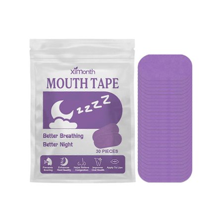 Anti-snorke Søvnplaster, Fremmer Neseånding, Reduserer Snorking, Forbedrer Søvnkvaliteten, 30 Bomulls Komfortplaster for Stille, Fredfulle Netter