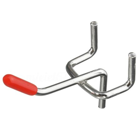 25 stk. Enkelt Pegboard Kroker 50mm Brettskinne Vegg Detaljhandel Display Shop Peg Passer 25mm