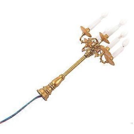 Ljusstake Ornament Miniatyr Saker Dockskåp Ljusstake 7.50X3.50X3.50cm 1-pack