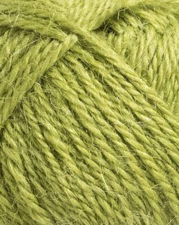 Garn Fin Alpaka 50 g Lysegrøn - Järbo
