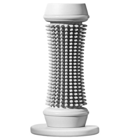 Fodmassage Rulle til Plantar Lindring — Bløde Gummi Triggerpunkter, Skridsikker, Vaskbar ABS Gray