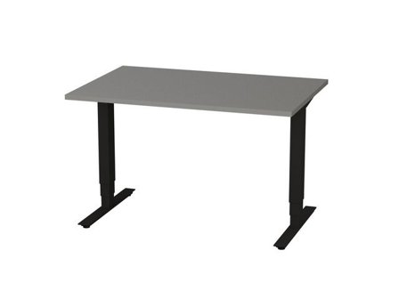 deNord Design Bord höj/sänk Pro 1200x800 grå/svart - Lyreco - Kontorsmöbler och inredning - Bord och hurtsar - Skrivbord - Höj/sänkbar