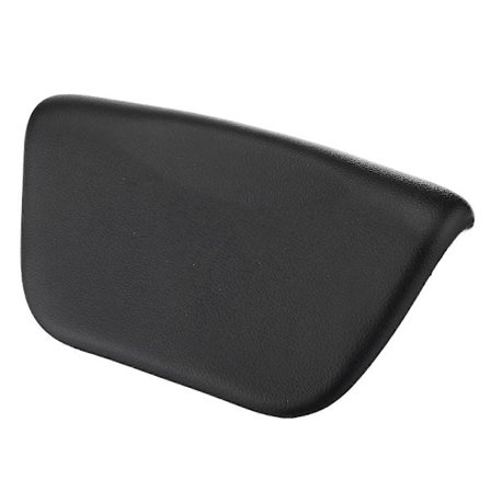 PU badekudde med sugekopper, til badekar spa 265 x 175 x 50 mm - sort—yux