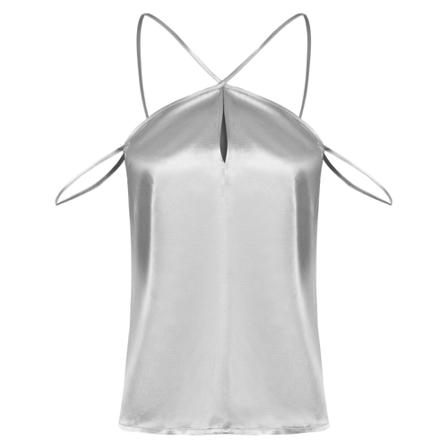 Han Kjøbenhavn Sleeveless Tops Grå, Dame