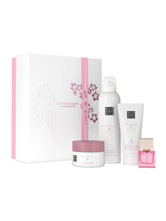 Rituals The Ritual of Sakura Set cont.: Foaming Shower Gel 200 ml + Body Scrub 125 g + Body Cream 100 ml + Eau de Parfum 15 ml