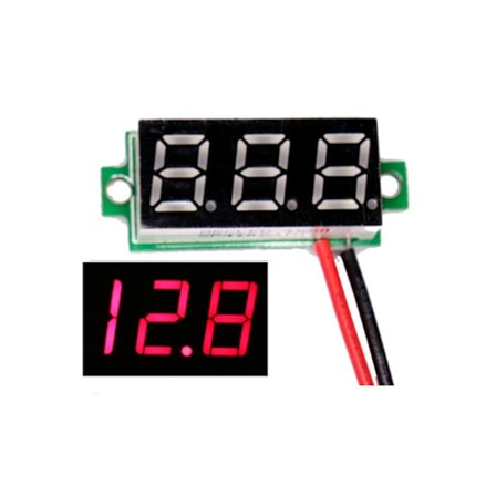 Voltmätare 3-30v DC Digital för bil båt husvagn husbil mc
