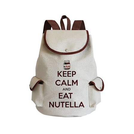 Kawaii Børnerygsæk Nutella Print Rygsæk Sød Casual Tegneserie Rygsæk Pige Harajuku Høj Kapacitet Børn Skole Rygsæk Bærbar W