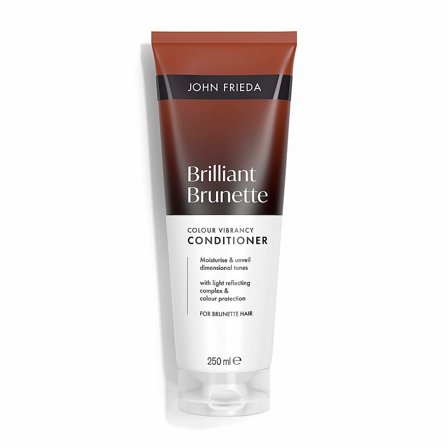 John Frieda Brilliant Brunette Colour Protecting Conditioner 250 ml, Hår, Shampoo & Hårpleje, Balsam