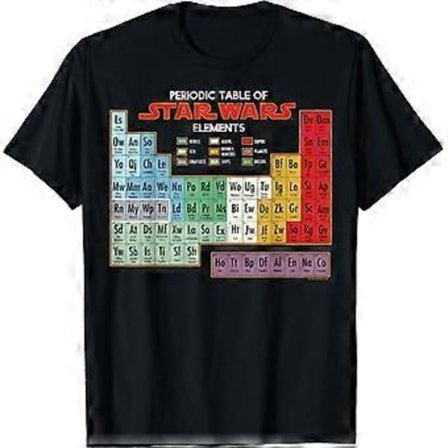 Star Wars Periodiska systemet av element Grafisk kortärmad klassisk T-shirt
