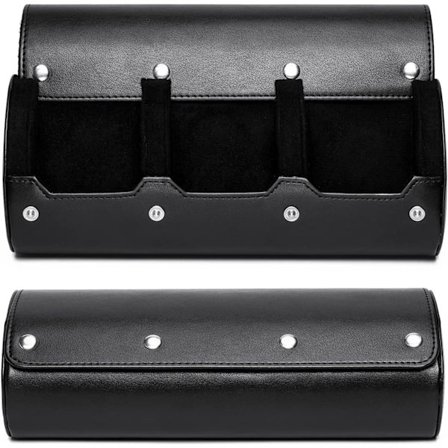 Läderur-fodral, Urvalsrulle Resefodral 3 Urvisningsställ Stora