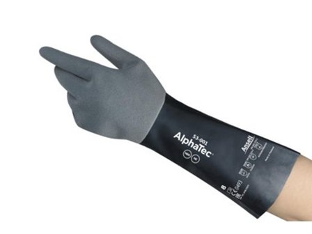 ALPHATEC Kemikaliehandske 53-001 9 - Lyreco - Skyddsutrustning - Engångshandskar - Kemikaliehandskar