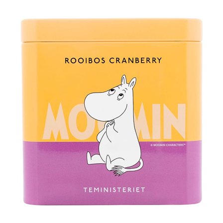 Teministeriet Moomin Tea Tin 100 g Rooibos Cranberry, Helse & Madvarer, Te, Øvrig Te