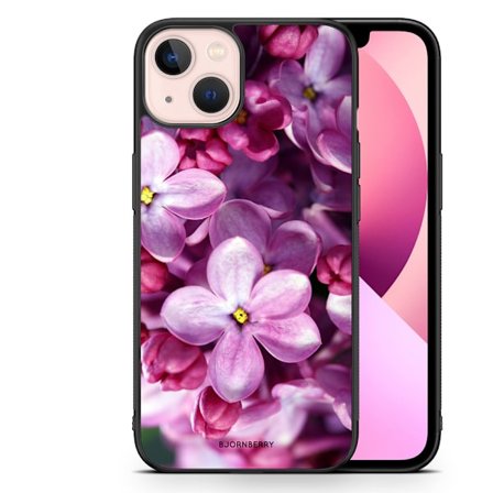 Bjornberry Skal iPhone 13 - Lila Vårblommor