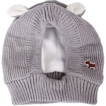 Varm lue til kjæledyrhund, søte hundeørevarmere, strikket varm lue til hund, varme juleluer til kjæledyr for nakke og ører