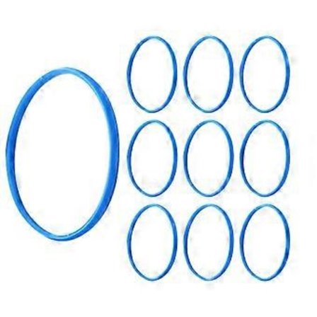 10 st Mikrofonringar Dekorativa 4cm Reservdelar Ersättningsdelar Gummiband