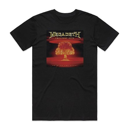 Megadeth Greatest Hits Back To The Start T-shirt Svart