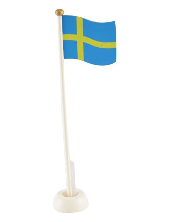 Magni Toys Wooden Flag, Swedish - Blue - ONE SIZE