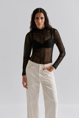 Malina - Fei topp - XXS - Black