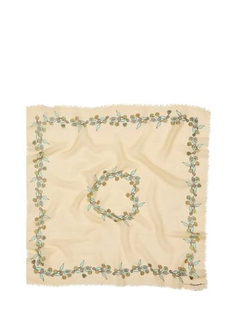 Becksöndergaard Carna Woo Scarf - Cream - ONE SIZE