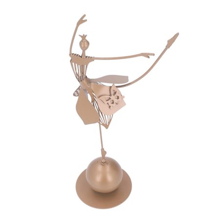 Livsliknande Vattentät Dansande Flicka Staty Trädgårdsdekoration för Gård Gräsmatta