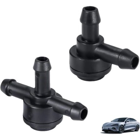 2 stk Bilvask Vindusspylervæske Tilbakeslagsventil 2-veis (L) & 3-veis (T) Passer Volvo XC90 XC70 XC60 V70 S40 S60 S70 S80 V50 C30 C70 9178897 