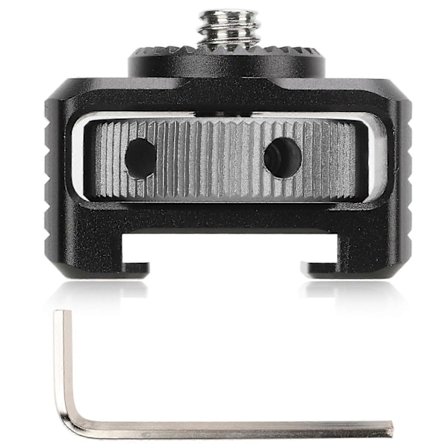 Kald Skoforlengelsesbrakett Kald Skofeste med 1/4 Tommers Skruehull Fotograferingstilbehør for Fyllelys Mikrofon