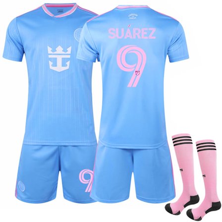 2025-2026 Inter Miami CF Barn/Voksen Trenings Fotballdrakt NO.9 SUAREZ