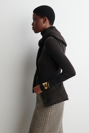 COS Women's Trove Crossbody Bag - Suede in Brown