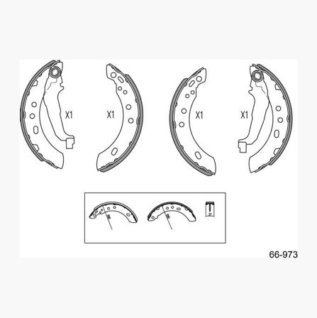 Biltema - Bremseskosett