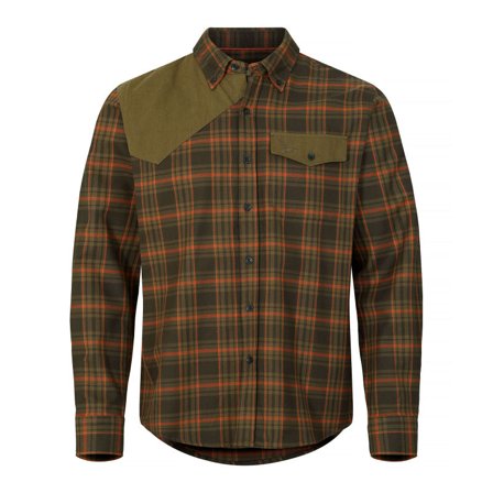 Nordic Hawk Johannishus LS Flannel Shirt Men Men long-sleeved shirts Green L