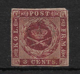 Dansk Vestindien 1856 - AFA 1C - Ubrugt