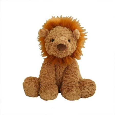 Jellycat, Jelly Cat, Jellycat Gosedjur, 23 cm Lejon Gosedjur Leksak, Lejon Mjukt Gosedjur Plyschleksaker Docka
