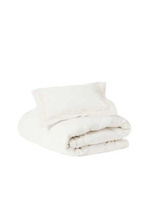 Garbo&Friends Pearl Ladder Lace Bed Set Junior Sängkläder Unisex Beige 100x130 / 35x55 cm