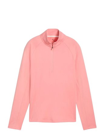 PUMA Golf W Pure 2.0 1/4 Zip - Pink - M