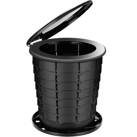 Sammenleggbart Bærbart Toalett Campingtoalett Portabelt Porta Potty Justerbar Høyde for Voksne & Barn_TF_TF