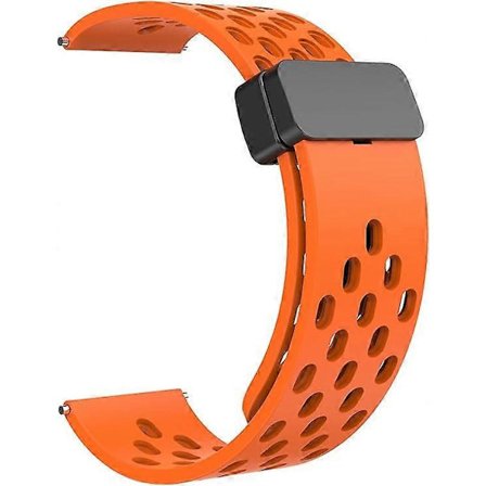 Magnetiskt Armbandsur för Samsung Galaxy Watch 6/Watch 6 Classic/Watch 5 Pro 20mm Armband Silikon Sportarmband med Magnetiskt Spänne Män Kvinnor