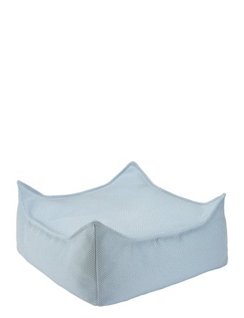 Wigiwama Terra Outdoor Square Ottoman - Blue - 60X 60X 20CM