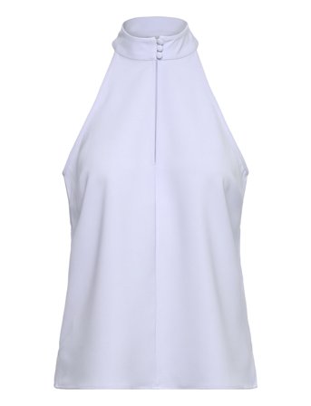 Dante6-Dece Drapey Halter Top Tops T-shirts & Tops Sleeveless Blue Dante6