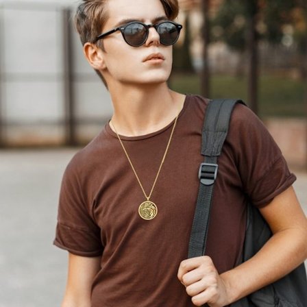 The Witcher Halsband med Varghänge, Viking Smycke i Nordisk Stil, Present till Alla Hjärtans Dag, Födelsedag