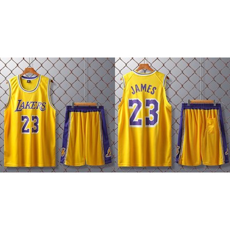 Lakers #23 LeBron James Pelipaita Nro 23 Koripallopuku Lapsille - Perfekt