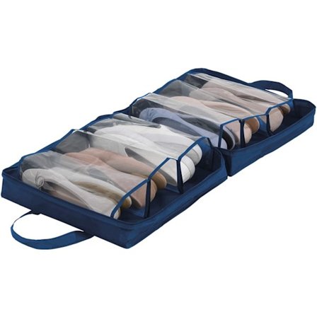 Skobag med 6 praktiska fack för enkel förvaring
