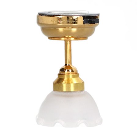 1/12 skala dukkehus kuppel lys dekorasjon blomsterform miniatyr dukkehus LED lys