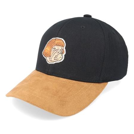 4REAL - Svart adjustable Caps - Pug With A Wig Black/Suede Adjustable @ Hatstore