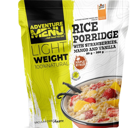 Adventure Menu Rice Porridge With Strawberries, Mango And Vanilla Nocolour Retkiruoat OneSize