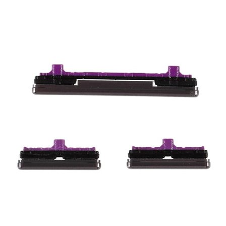 Samsung Galaxy S10 / S10 Plus OEM strøm- og volumknapper erstatning - Svart