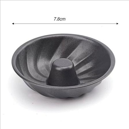 Bageplade Donutform Kulstofstål Non-Stick Kageform Mini Donutform Bageplade Køkkenbageværktøj (FMY) Vindmølle