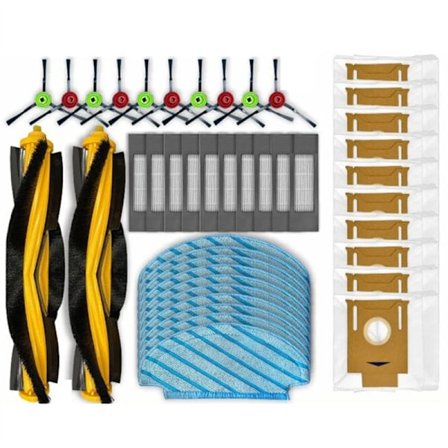 Tilbehør til Deebot T9 T8 N8 Robotstøvsuger - Sidebørste, Hovedbørste, Filter