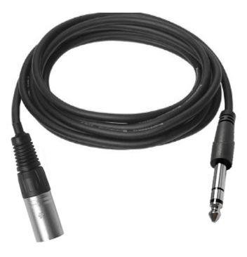 VIVOLINK XLR M - Stereo Jack 6.35mm 1