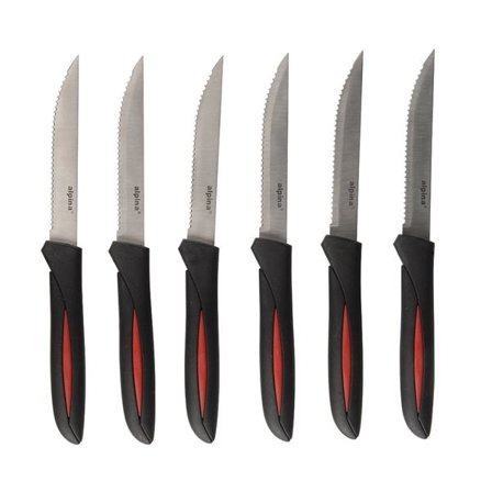 Stegeknive 6-pak, 22,8 cm