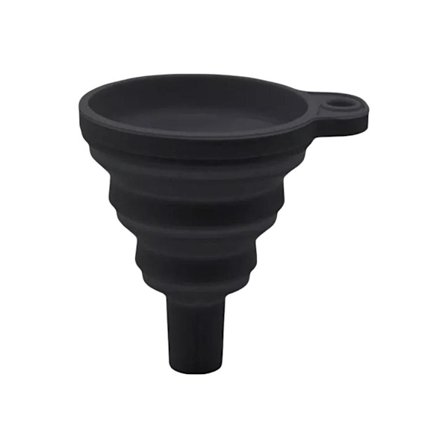 Vikbar Silikon Oljetratt Utdragbar Olje-bränsle Kök Bensin Tratt Tratt W0m2